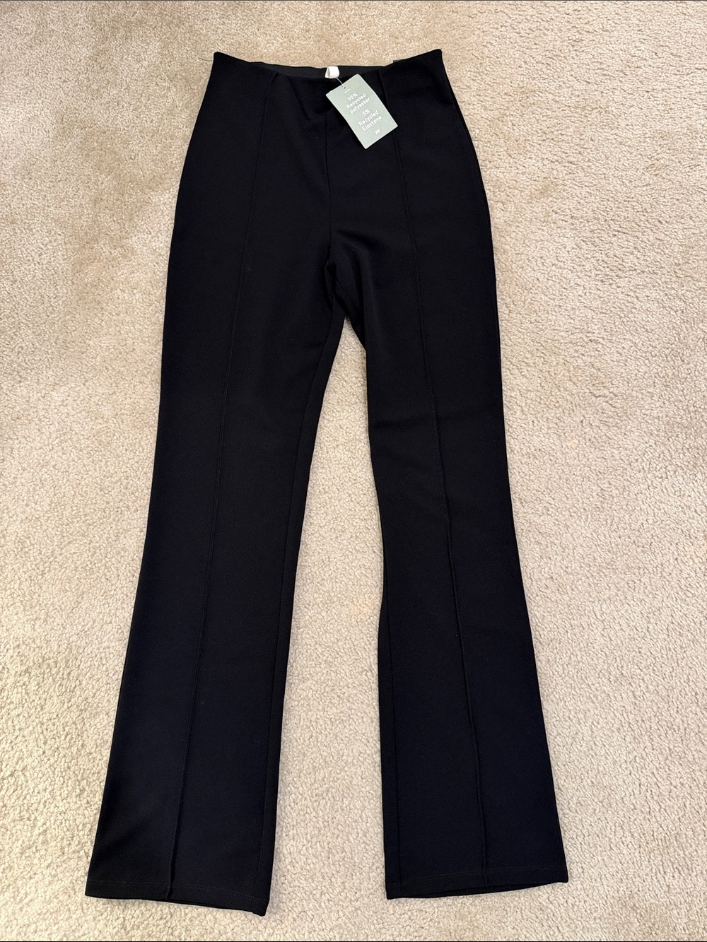 H&M Black Ponte Flare Pants